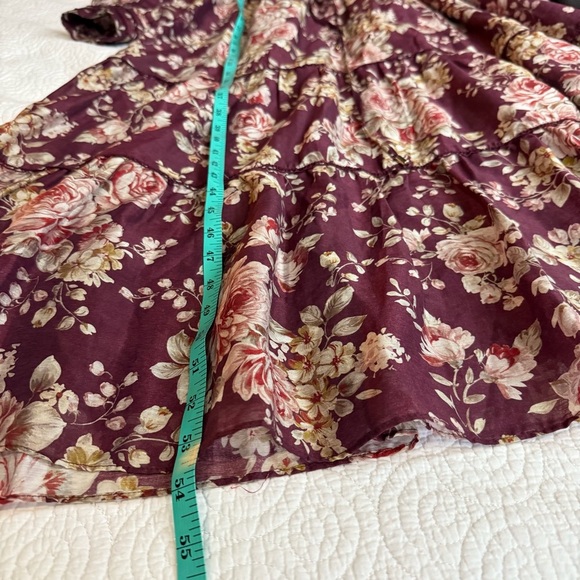 Ever New Purple Floral Long Sleeve Dress - Picture 11 of 14